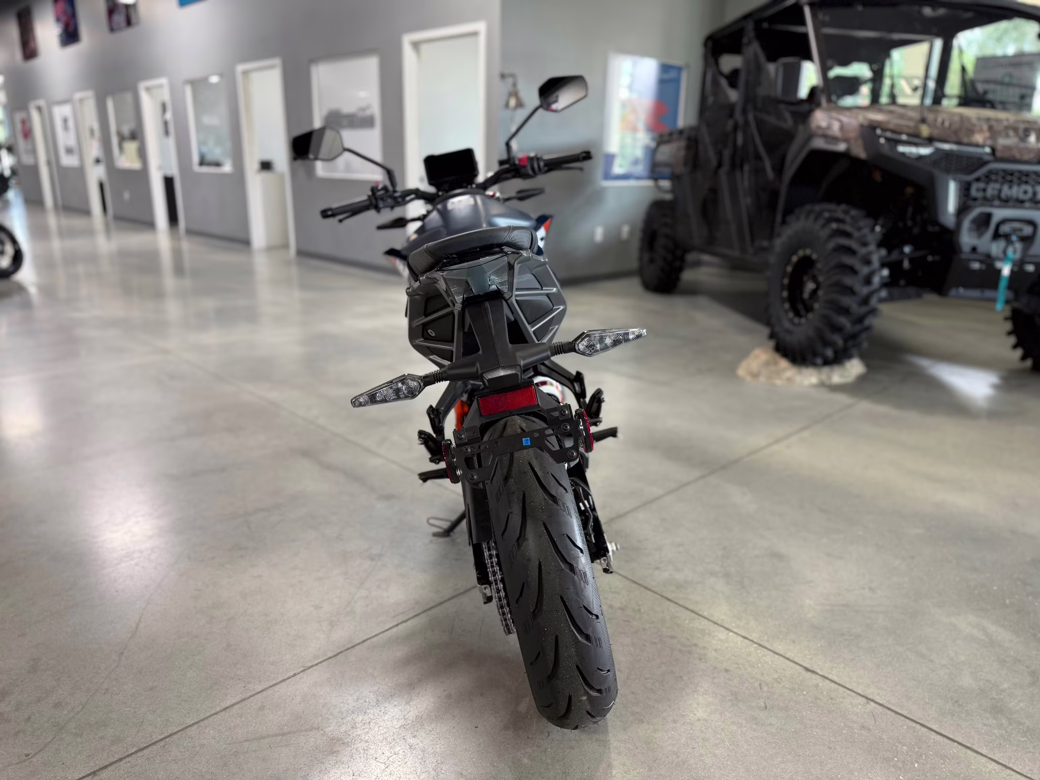 2025 Blue KTM Duke 390 Motorcycle