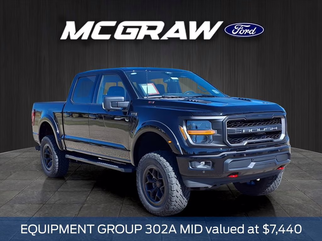 2025 Black Metallic Ford F-150 Roush RT6 F-150 4X4 Truck