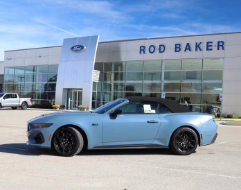 2025 Vapor Blue Ford Mustang GT Premium RWD Convertible