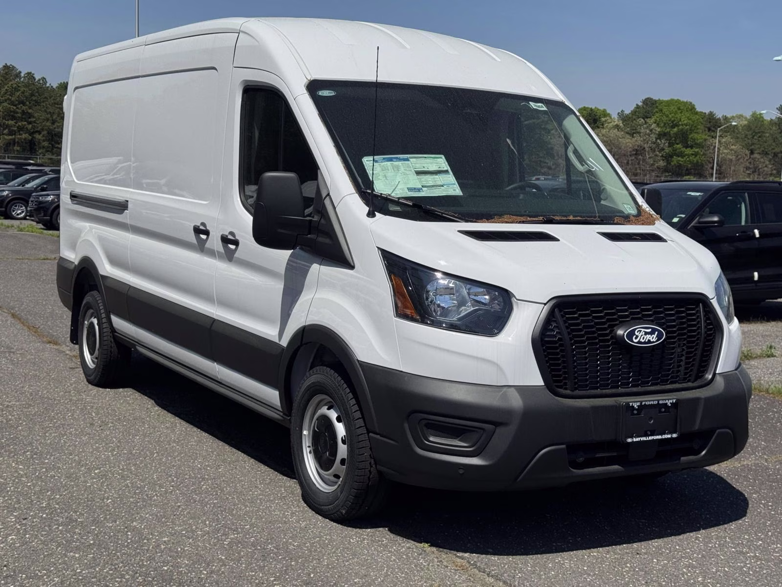 2026 Race Red Ford Transit Cargo Van T-250 148 Med Rf 9150 GVWR RWD RWD Van