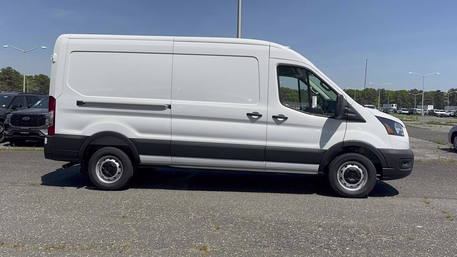 2026 Race Red Ford Transit Cargo Van T-250 148 Med Rf 9150 GVWR RWD RWD Van