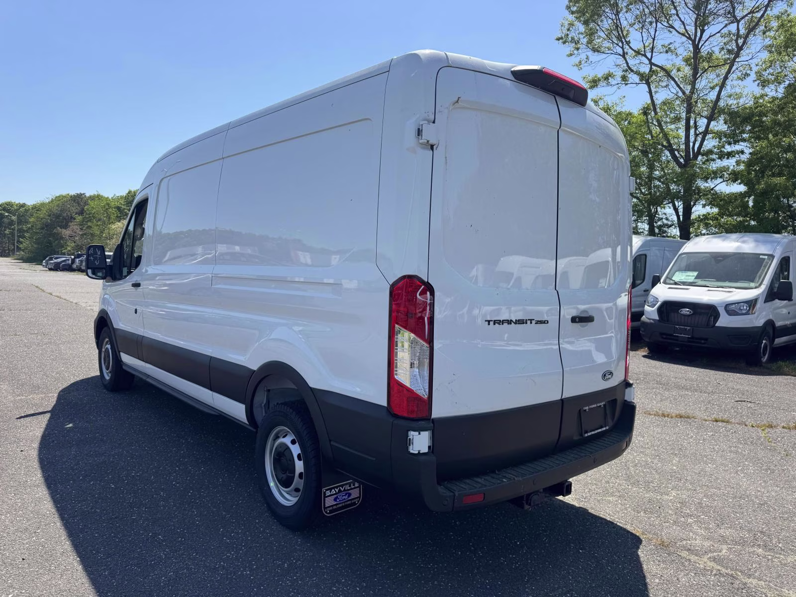 2026 Race Red Ford Transit Cargo Van T-250 148 Med Rf 9150 GVWR RWD RWD Van