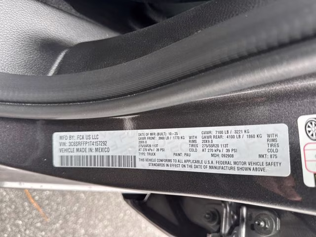 2026 Granite Crystal Metallic Clearcoat Ram 1500 Big Horn 4X4 Truck