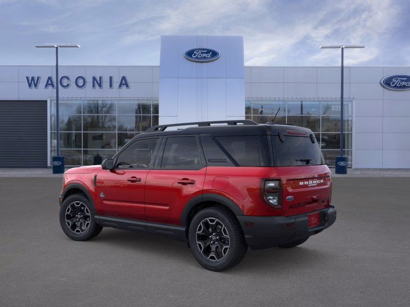 2025 Ruby Red Metallic Tinted Clearcoat Ford Bronco Sport Outer Banks 4X4 SUV