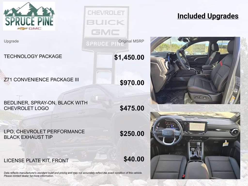 2026 Sterling Gray Metallic Chevrolet Colorado Z71 4X4 Truck