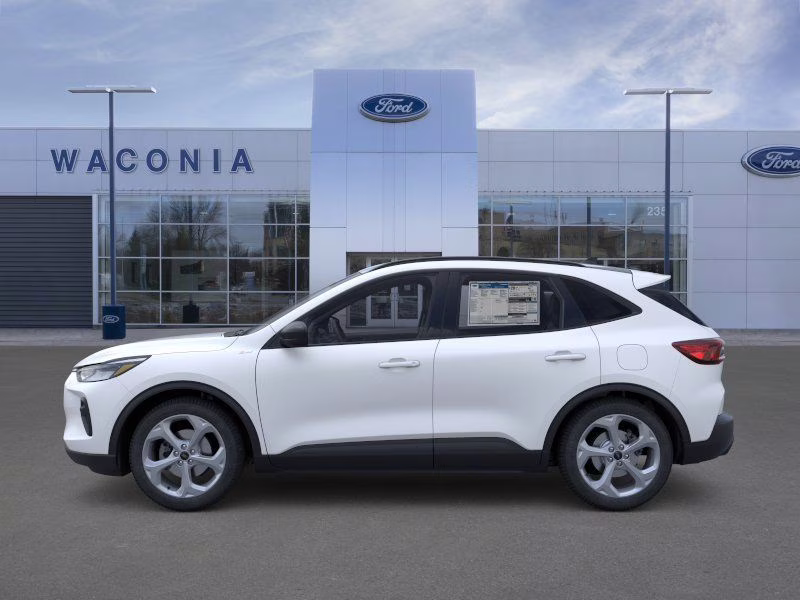 2025 Star White Metallic Tri-Coat Ford Escape ST-Line AWD SUV