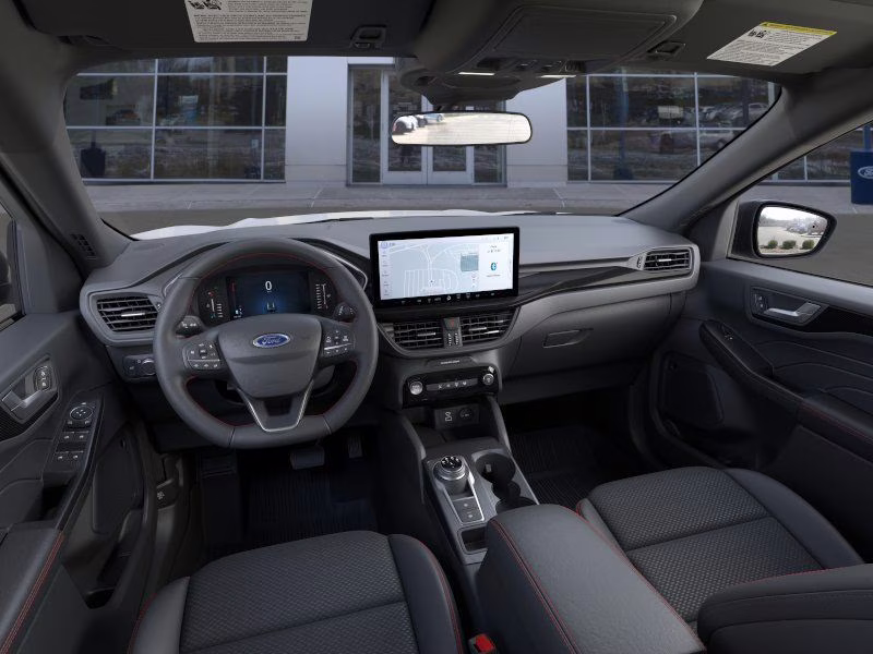 2025 Star White Metallic Tri-Coat Ford Escape ST-Line AWD SUV