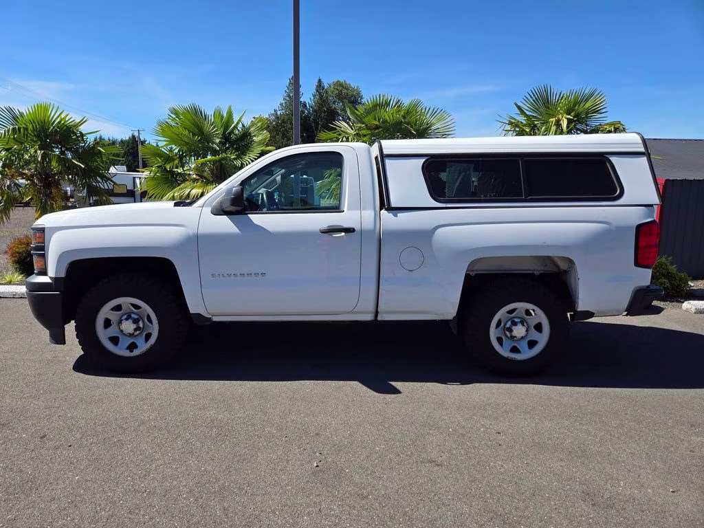2014 Summit White Chevrolet Silverado 1500 Work Truck 4X4 Truck