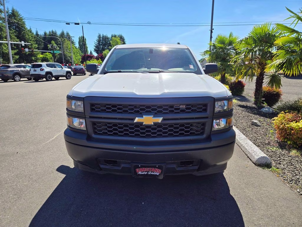 2014 Summit White Chevrolet Silverado 1500 Work Truck 4X4 Truck