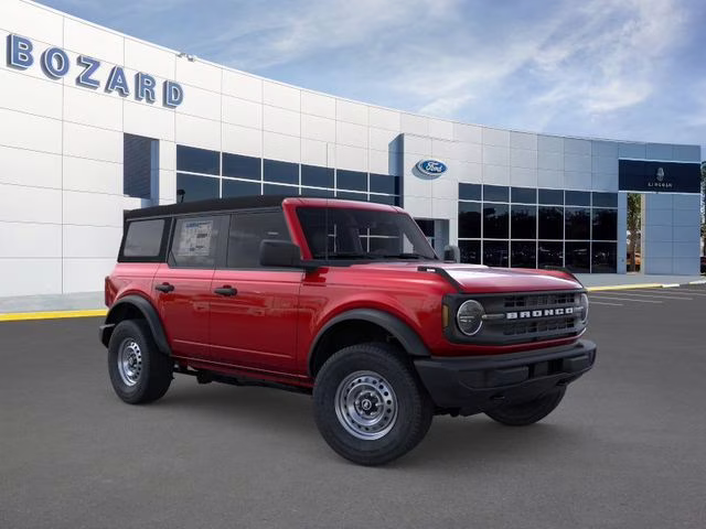 2025 Ruby Red Metallic Tinted Clearcoat Ford Bronco Base 4X4 SUV