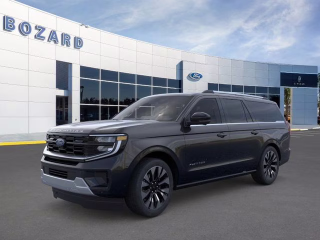 2025 Agate Black Metallic Ford Expedition Max Platinum 4X4 SUV