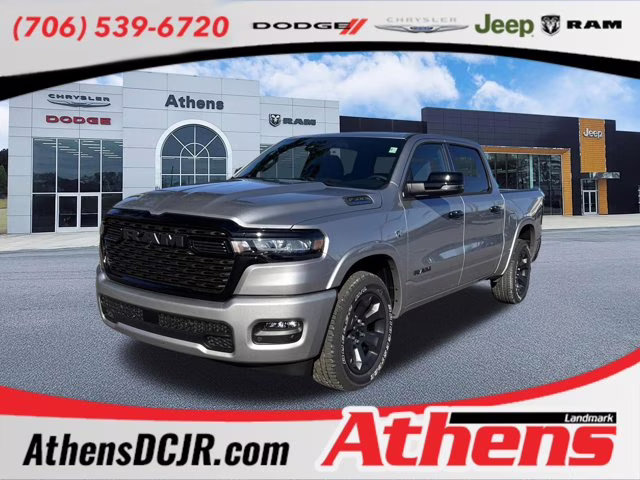 2026 Billet Silver Metallic Clearcoat Ram 1500 Big Horn 4X4 Truck