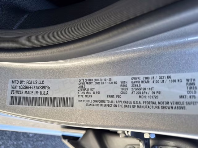 2026 Billet Silver Metallic Clearcoat Ram 1500 Big Horn 4X4 Truck