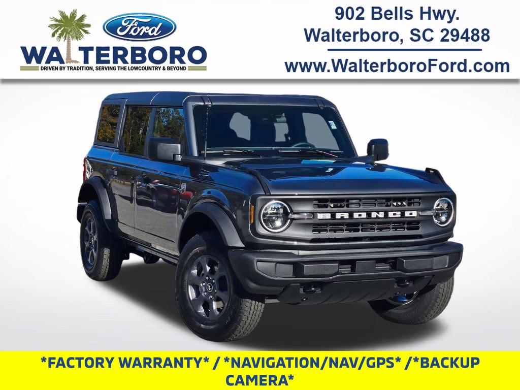 2025 Carbonized Gray Metallic Ford Bronco Big Bend 4X4 SUV