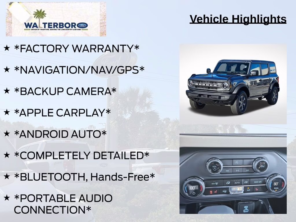 2025 Carbonized Gray Metallic Ford Bronco Big Bend 4X4 SUV