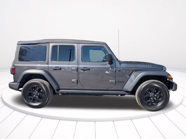 2021 Granite Crystal Metallic Clearcoat Jeep Wrangler Unlimited Willys 4X4 SUV