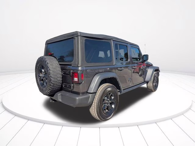 2021 Granite Crystal Metallic Clearcoat Jeep Wrangler Unlimited Willys 4X4 SUV