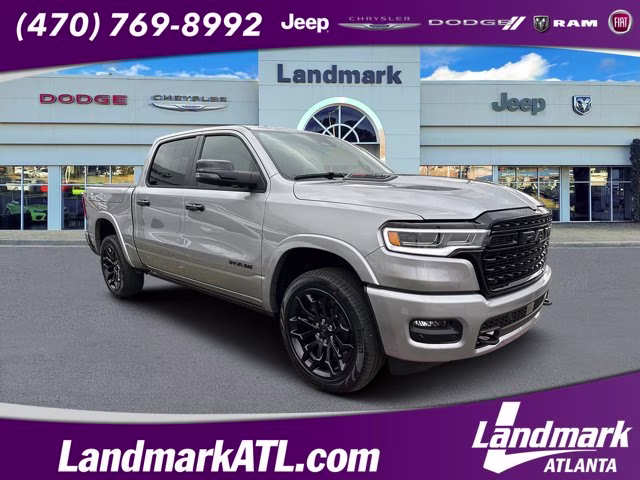 2026 Billet Silver Metallic Clearcoat Ram 1500 Limited 4X4 Truck