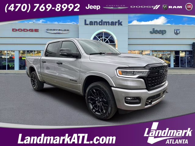2026 Billet Silver Metallic Clearcoat Ram 1500 Limited 4X4 Truck