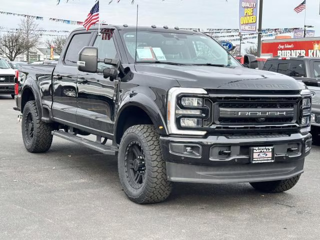 2026 Agate Black Metallic Ford Super Duty F-250 SRW LARIAT 4WD Crew Cab 6.75' Box 4X4 Truck
