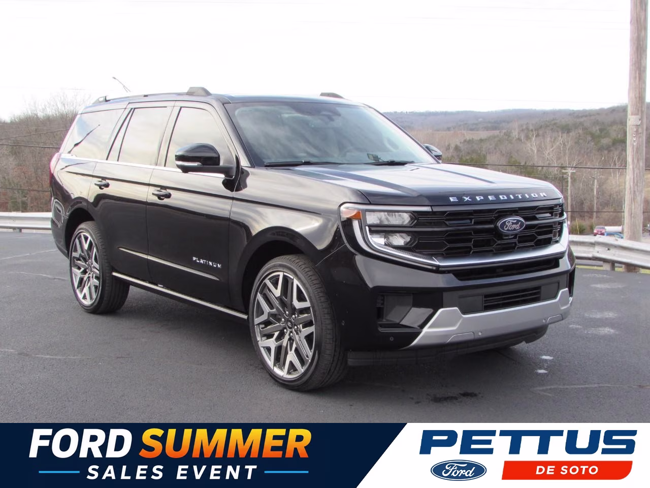 2025 Agate Black Metallic Ford Expedition Platinum 4X4 SUV