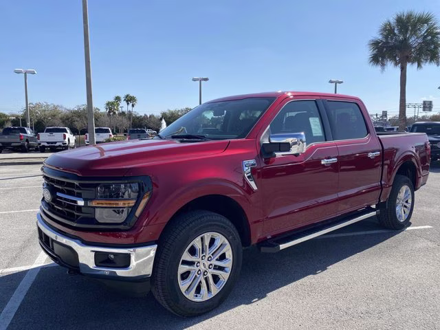 2026 Ruby Red Metallic Tinted Clearcoat Ford F-150 XLT 4X4 Truck