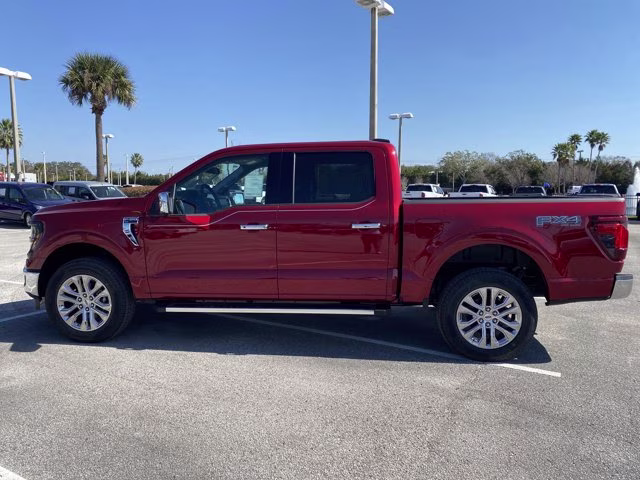 2026 Ruby Red Metallic Tinted Clearcoat Ford F-150 XLT 4X4 Truck