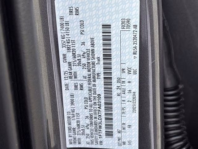 2026 Carbonized Gray Metallic Ford F-150 XLT 4X4 Truck