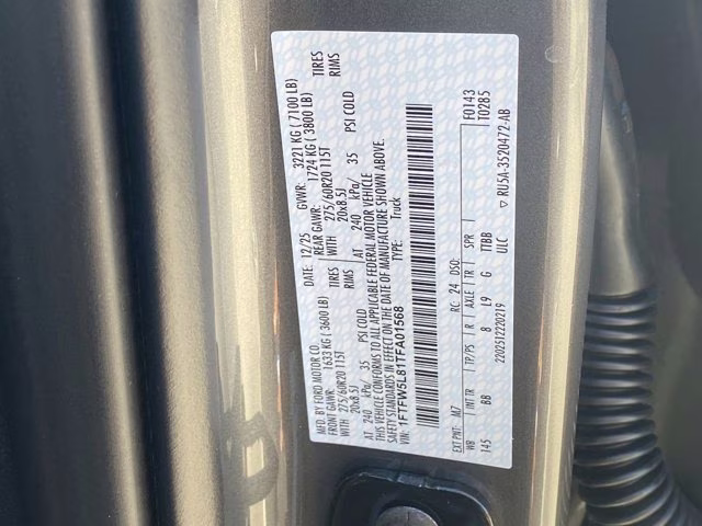 2026 Carbonized Gray Metallic Ford F-150 LARIAT 4X4 Truck