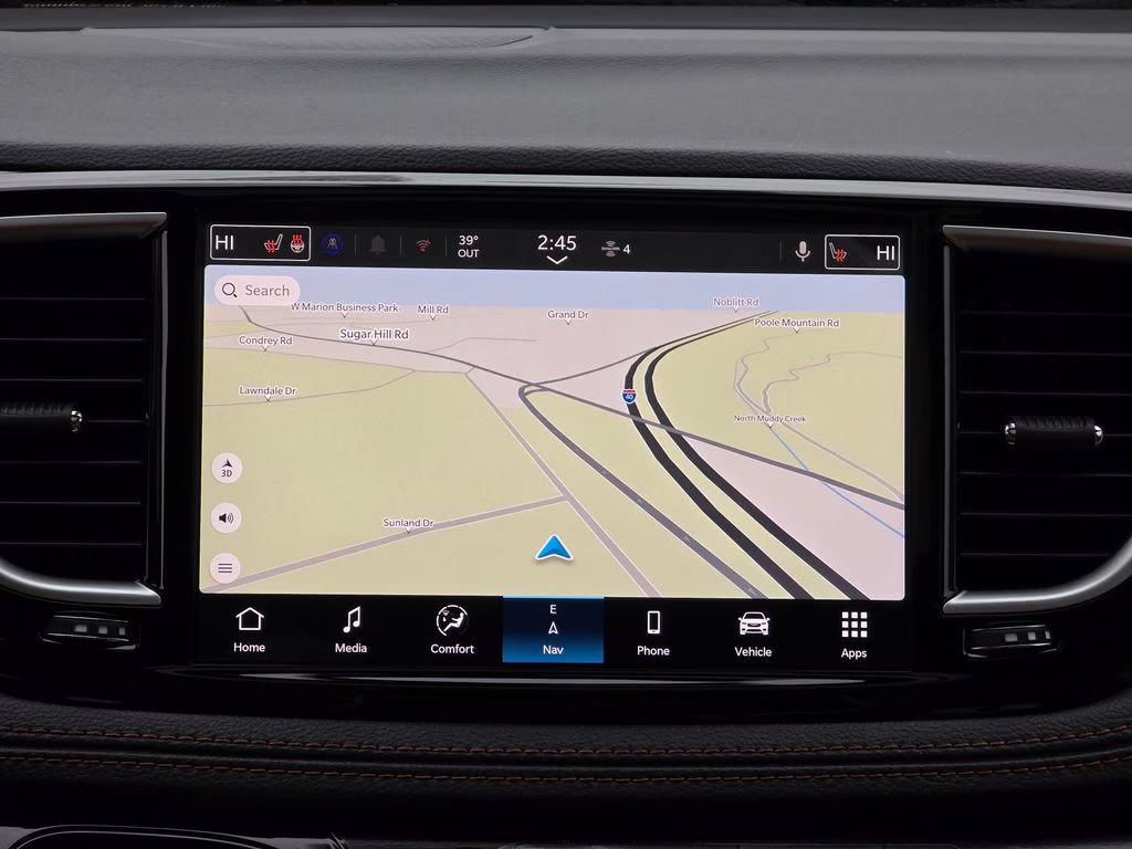 2026 Diamond Black Crystal Pearlcoat Chrysler Pacifica Pinnacle AWD Van