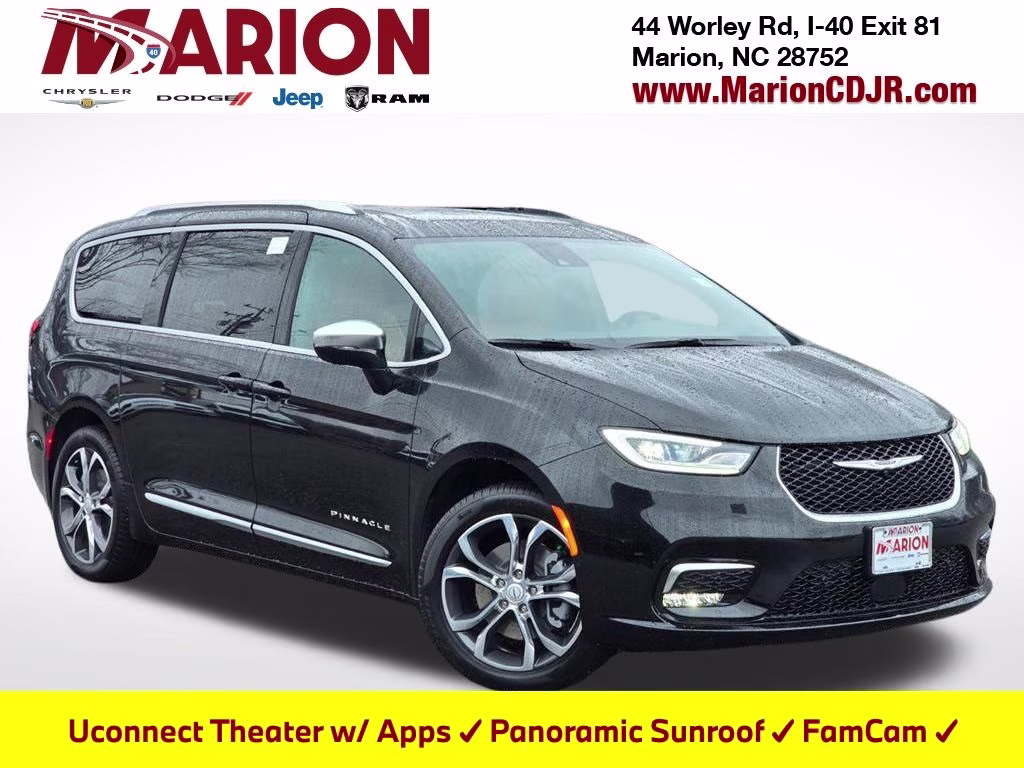 2026 Diamond Black Crystal Pearlcoat Chrysler Pacifica Pinnacle AWD Van
