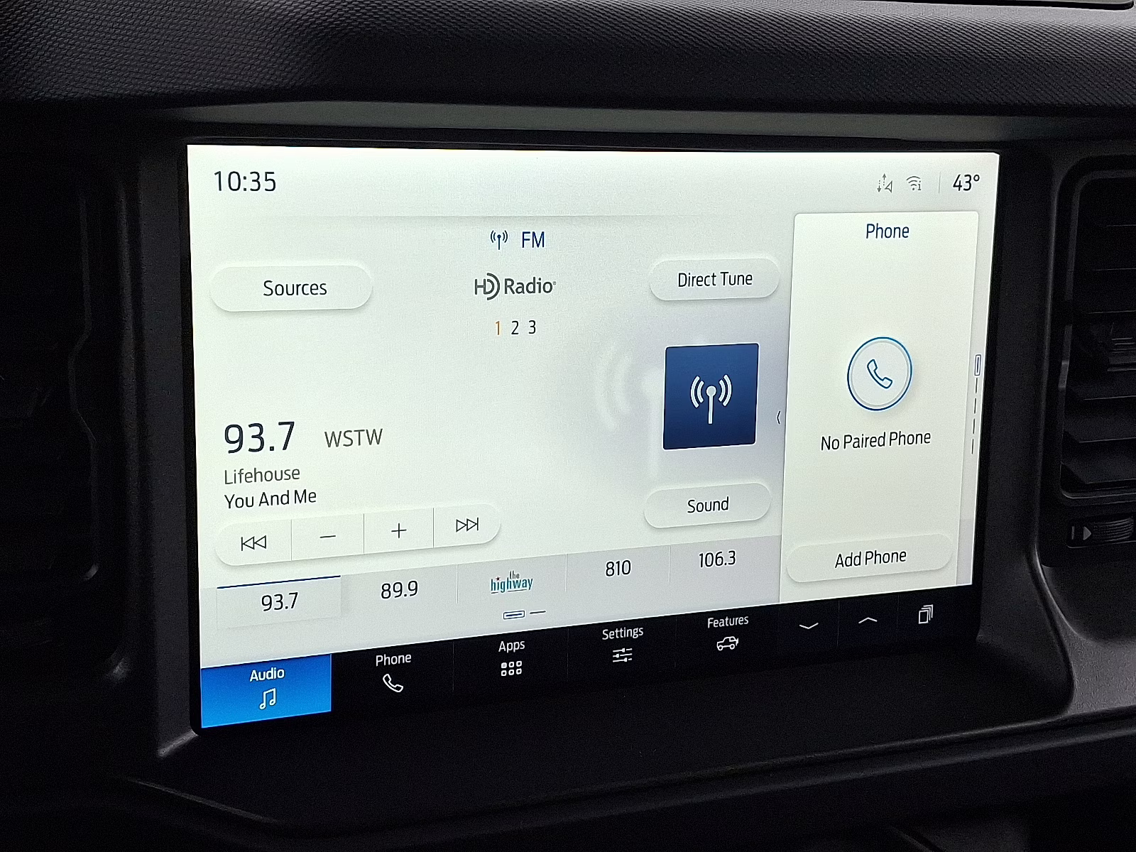 2025 Azure Gray Metallic Tri-Coat Ford Bronco Badlands 4X4