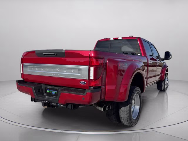2022 Red Metallic Ford Super Duty F-450 DRW Platinum 4X4 Truck