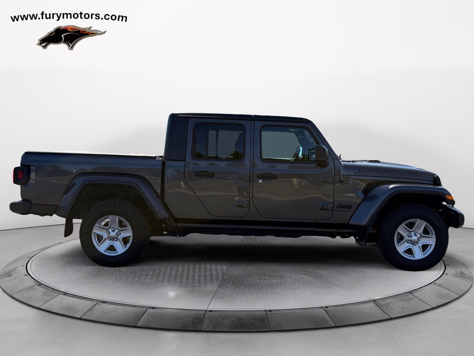 2022 Granite Crystal Metallic Clearcoat Jeep Gladiator Sport 4X4 Truck