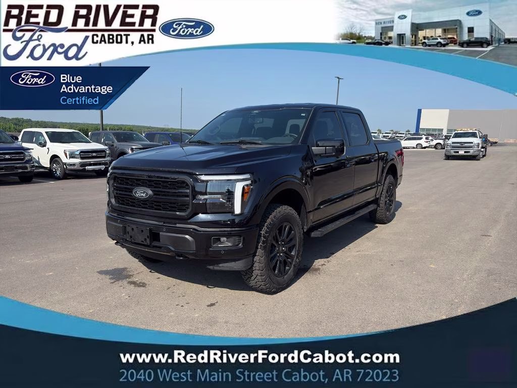 2025 Agate Black Metallic Ford F-150 LARIAT 4X4 Truck