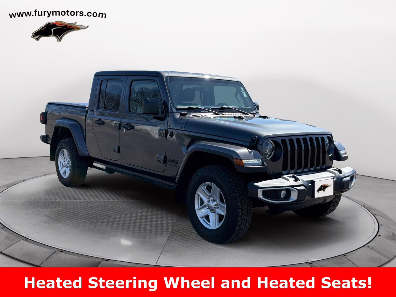 2022 Granite Crystal Metallic Clearcoat Jeep Gladiator Sport 4X4 Truck