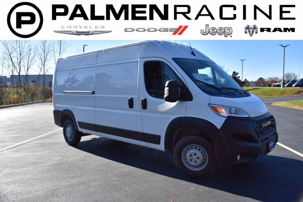 2026 Bright White Clearcoat Ram ProMaster 2500 High Roof FWD Van