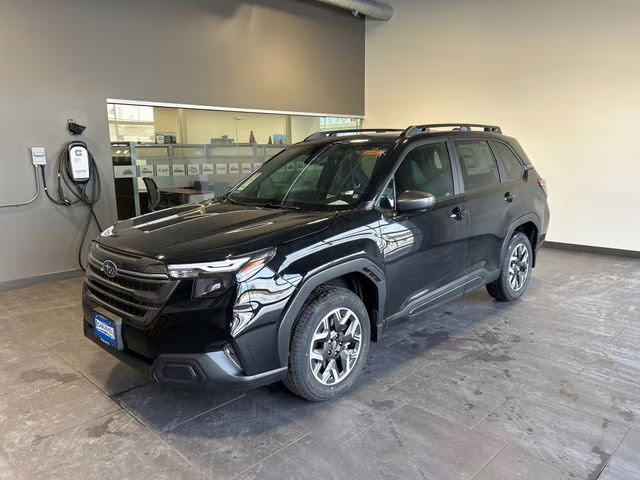 2026 Crystal Black Silica Subaru Forester Premium AWD SUV