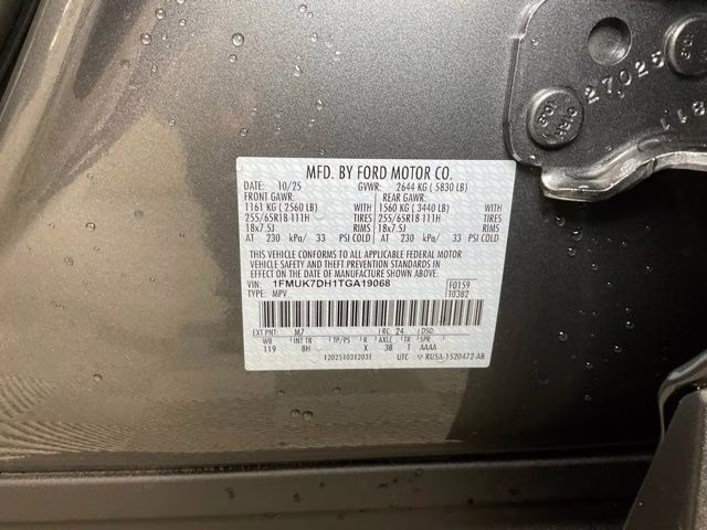 2026 Gray Metallic Ford Explorer Active RWD SUV