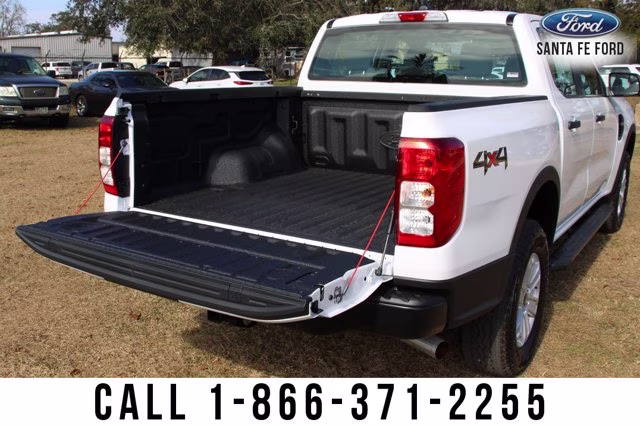 2024 White Ford Ranger XL Leveling Kit Wheel Tire Package 4X4 Truck