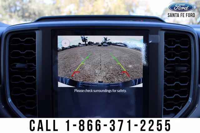 2024 White Ford Ranger XL Leveling Kit Wheel Tire Package 4X4 Truck