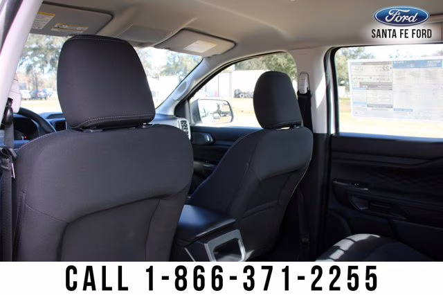 2024 White Ford Ranger XL Leveling Kit Wheel Tire Package 4X4 Truck