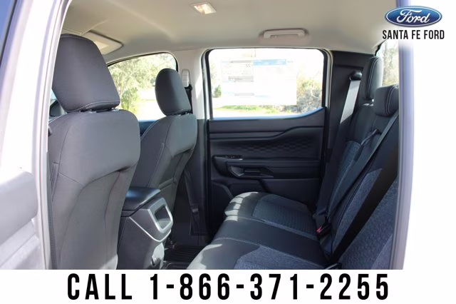 2024 White Ford Ranger XL Leveling Kit Wheel Tire Package 4X4 Truck