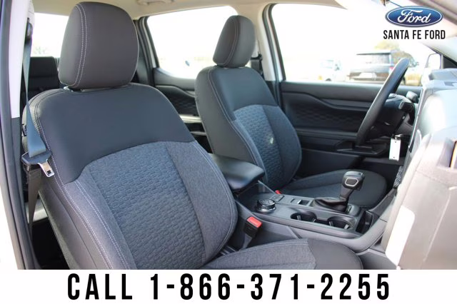 2024 White Ford Ranger XL Leveling Kit Wheel Tire Package 4X4 Truck