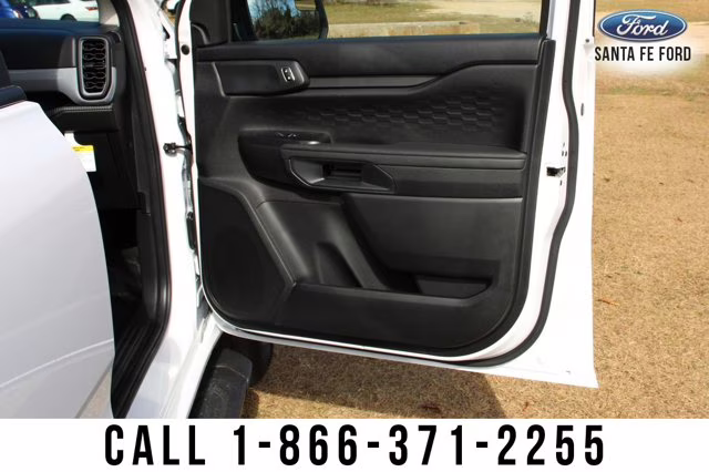 2024 White Ford Ranger XL Leveling Kit Wheel Tire Package 4X4 Truck