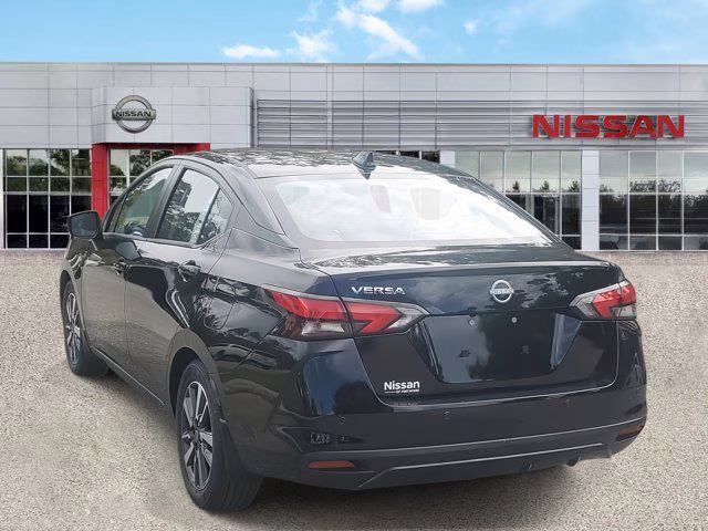 2025 Super Black Nissan Versa 1.6 SV FWD Sedan