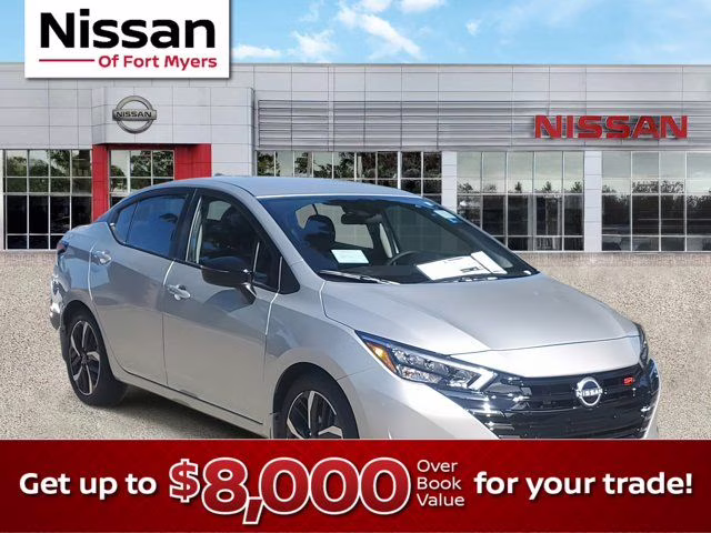 2025 Brilliant Silver Metallic Nissan Versa 1.6 SR FWD Sedan