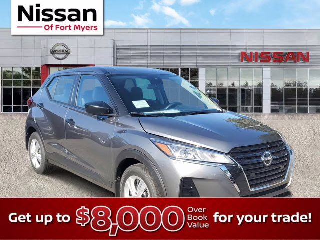 2025 Gun Metallic Nissan Kicks Play S FWD SUV