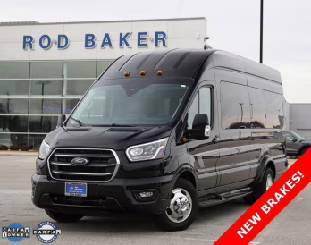 2020 Agate Black Metallic Ford Transit Passenger Wagon XLT AWD Van