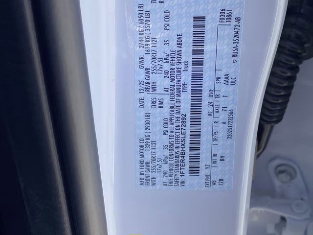 2025 Oxford White Ford Ranger XL RWD Truck